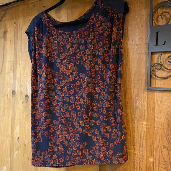 Used, The Limited, Navy w/ pattern top, large - Picture 1 of 5